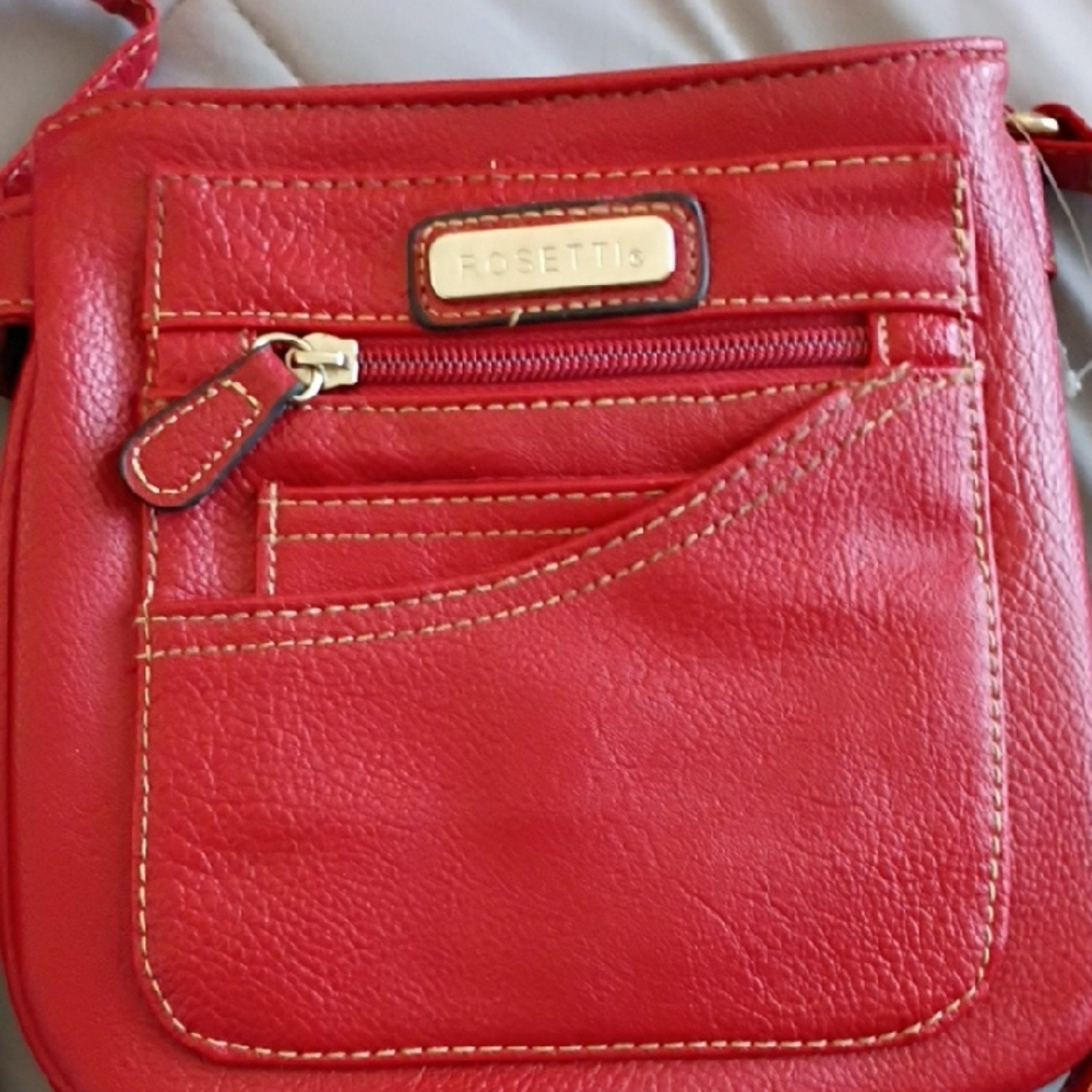 Rosetti Vibrant Red Crossbody Bag